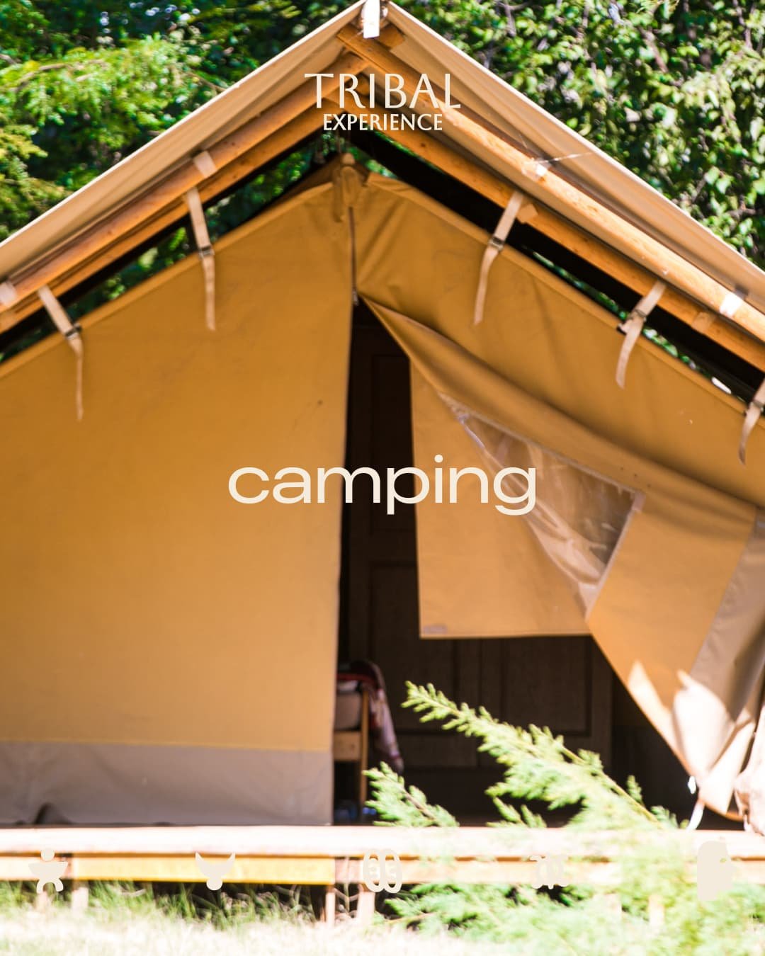 Camping and glamping on the island